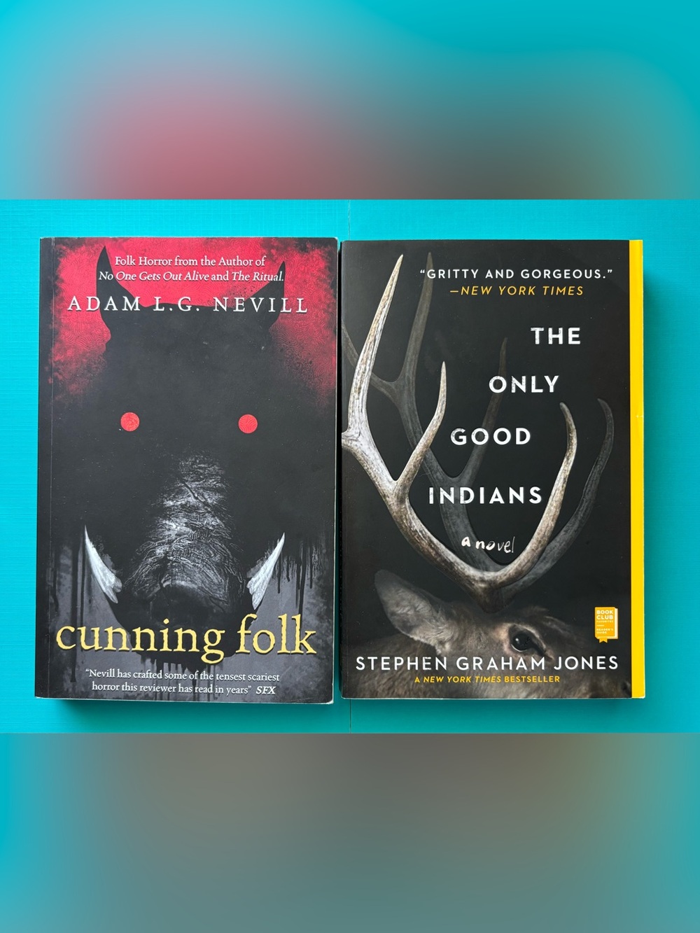 Horror Book Pair (Cunning Folk, The Only Good Indians)